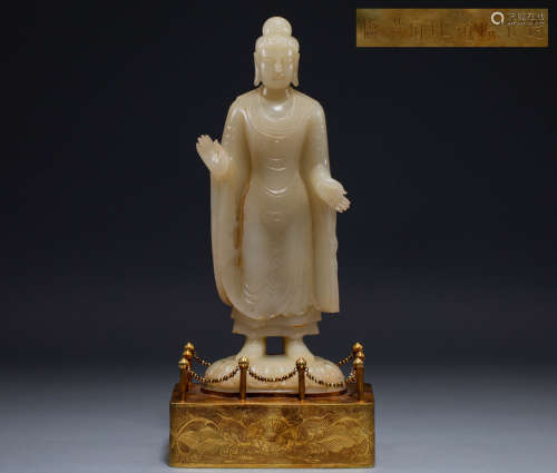 Hetian Jade Buddha of Liao Dynasty, China