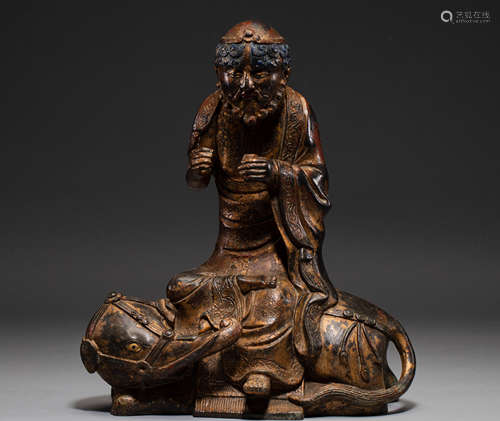 Bronze Buddha statue of Yuan Dynasty in China