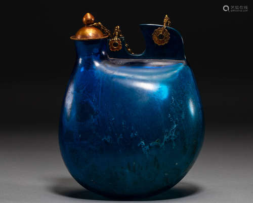 Chinese Liao dynasty glazed pot