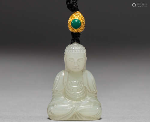 Hetian jade pendant from Qing Dynasty, China