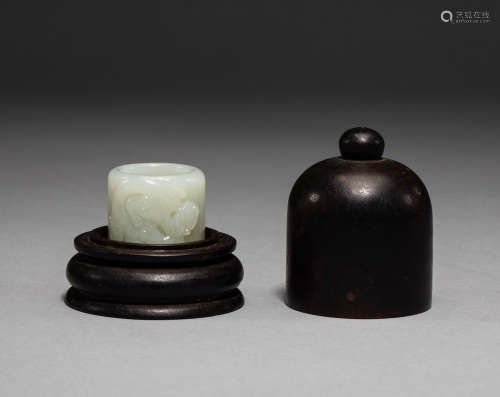 Hetian jade pull in Qing Dynasty