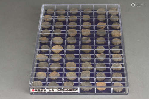 A GROUP OF  60 STAMP SEALS
