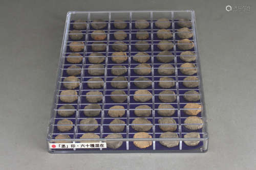 A GROUP OF  60 STAMP SEALS