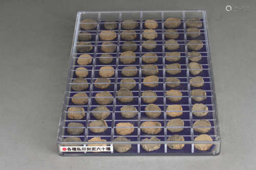 A GROUP OF  60 STAMP SEALS