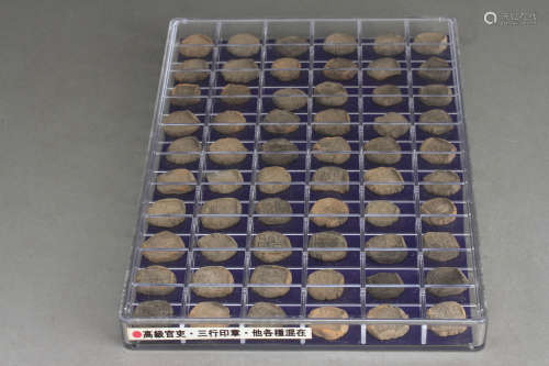 A GROUP OF  60 STAMP SEALS