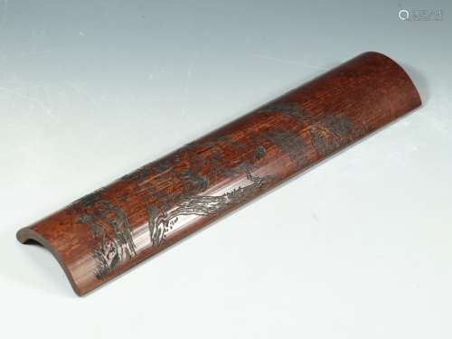 Chinese Bamboo Carved Wrist Rest