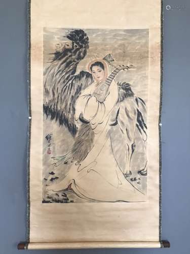 Chinese Ink Color Scroll