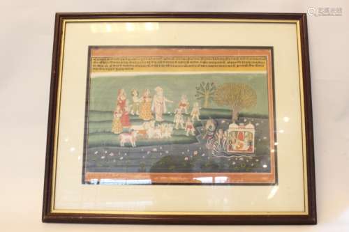 Indian Painting , 19th.C