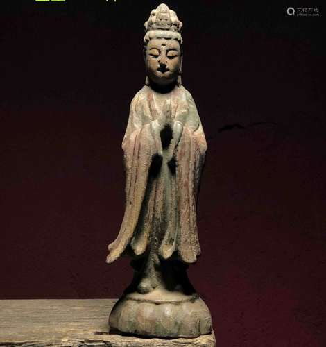 Chinese Chengxiang Wood Buddha