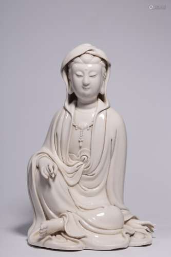 Qing Chinese Blanc De Guanyin