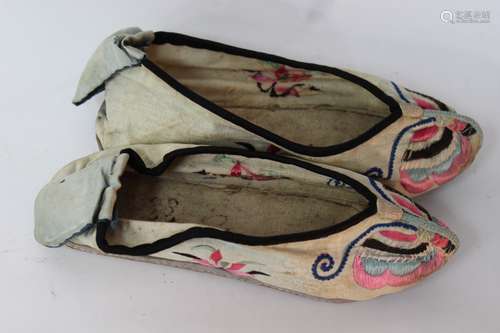 Pair of Chinese Antique Women Shoes