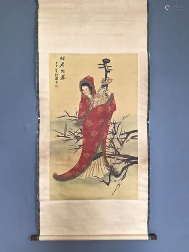 Chinese Ink Color Scroll