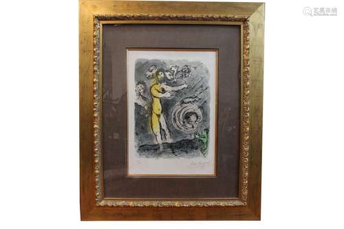 Marc Chagall, Original Colour lithograph.