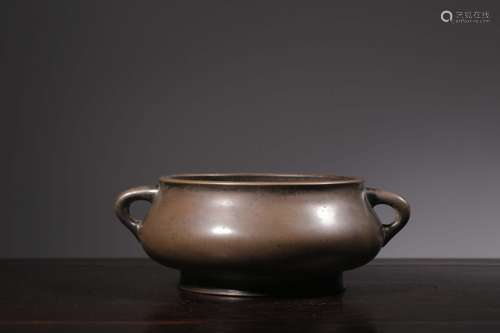 Chinese Bronze Censer,Mark