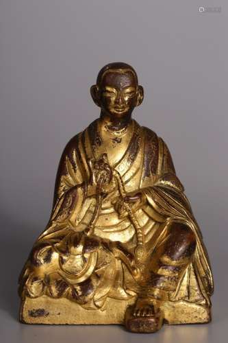 Chinese Gilt Bronze Buddha