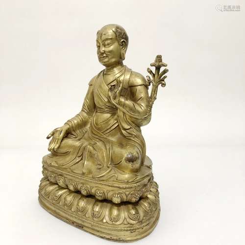 Chinese Gilt Bronze Buddha