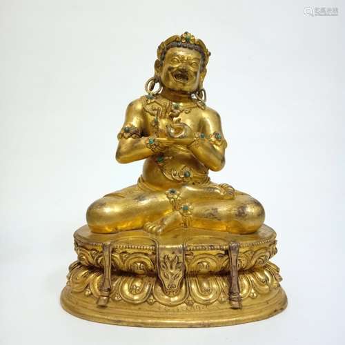 Chinese Gilt Bronze Buddha