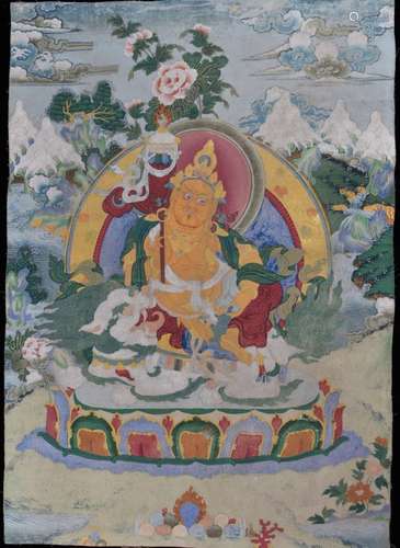 Chinese Thanka of God of Wealth