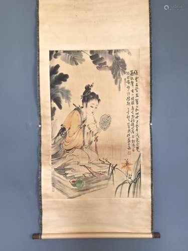 Chinese Ink Color Scroll