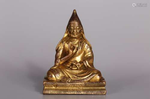 Chinese Gilt Bronze Buddha