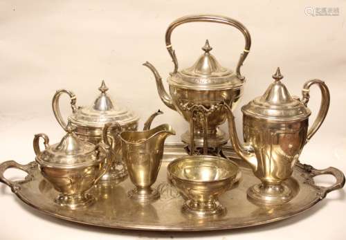 Sterling Silver Coffee Set, 7 Pieces