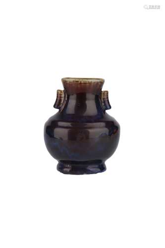 Qing Dynasty Glaze Porcelain Bottle, China