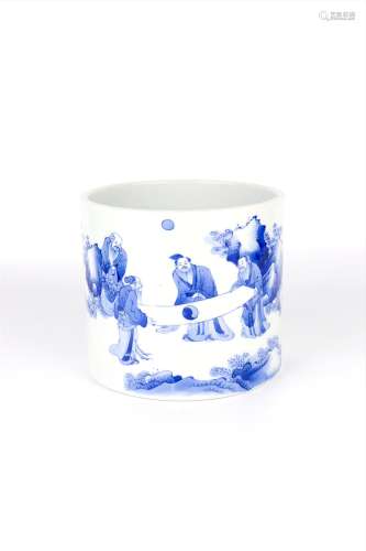 Qing Dynasty Blue And White Porcelain 