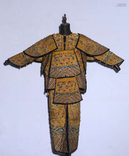 Embroidered Kesi Armor