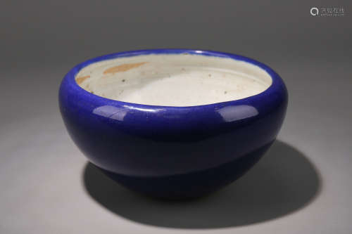 霽藍釉碗