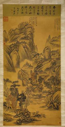 A Chinese Scroll Painting by Shen Zhou