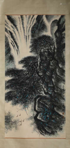 A Chinese Scroll Painting by Li Xiong Cai