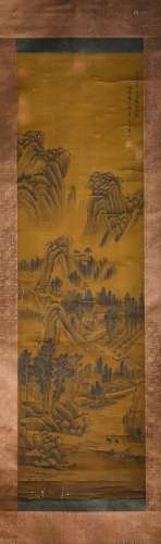 A Chinese Scroll Painting by Huang Gong Wang