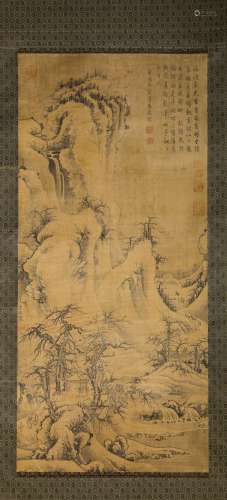 A Chinese Scroll Painting by Li Cheng