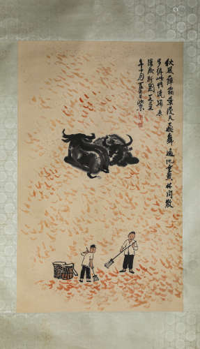 A Chinese Scroll Painting by Li Ke Ran