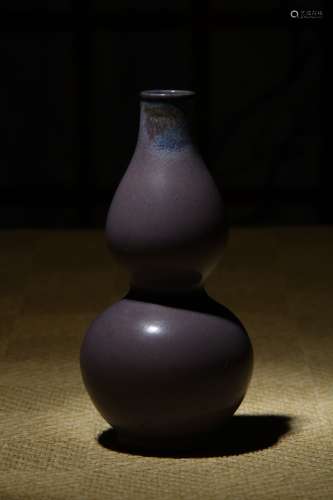 明 紫金釉葫芦瓶