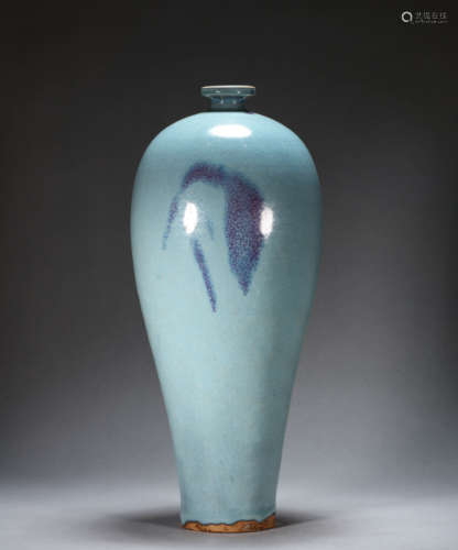 CHINESE JUN WARE PLUM VASE, SONG DYNASTY