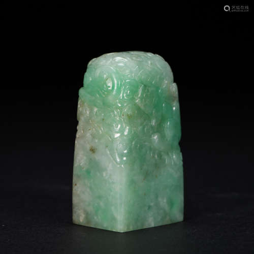 CHINESE JADE SEAL, QING DYNASTY