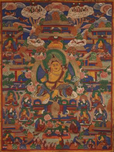 THANGKA, XIZANG, QING DYNASTY