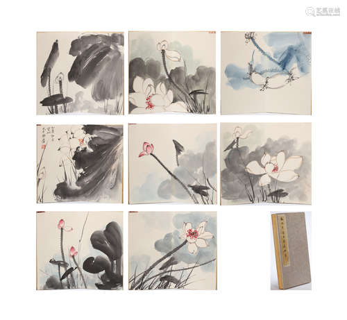 CHINESE ZHANG DAQIAN PAINTING AND CALLIGRAPHY, MODERN TIMES