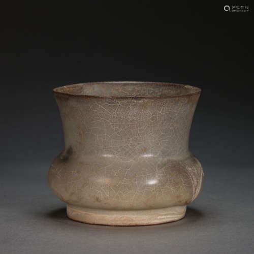 LONGQUAN IMPERIAL WARE VASE, SOUTHERN SONG DYNASTY