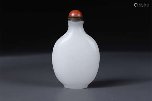 A Glass Snuff Bottle.