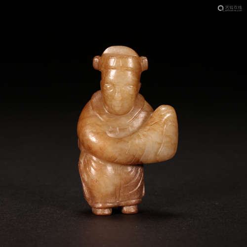 CHINESE HETIAN JADE FIGURES, SONG DYNASTY