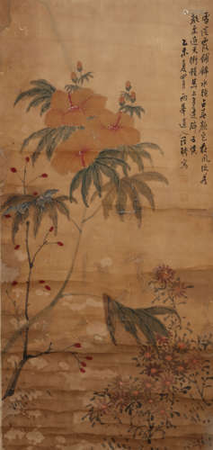 CHINESE LUO PING PAINTING AND CALLIGRAPHY, QING DYNASTY