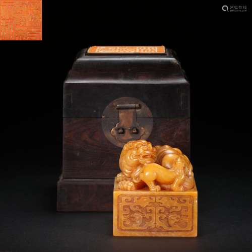 CHINESE SHOUSHAN TIAN HUANG SEAL, QING DYNASTY