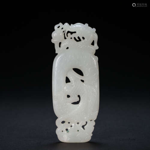 HETIAN WHITE JADE PENDANTS, QING DYNASTY