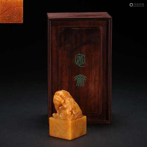 CHINESE SHOUSHAN TIAN HUANG SEAL, QING DYNASTY