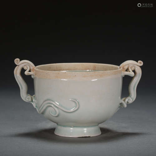 CHINESE HUTIAN WARE EAR CUP, SONG DYNASTY