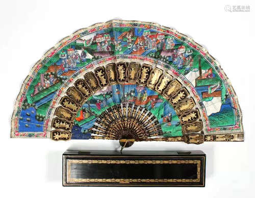 Late Qing Dynasty And Early Republic Of China Fan, China