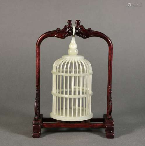 White Jade Bird Cage, China