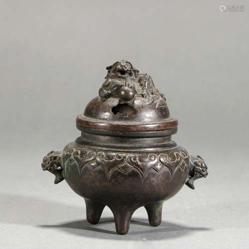 Bronze Beast Beast Incense Burner, China